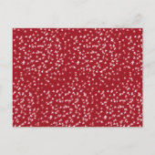 Carte Postale 40e anniversaire du Mariage Ruby Hearts Enregistre (Dos)