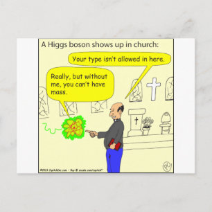 Carte Postale 410 higgs boson dans église Carton