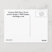 Carte Postale 41 Chevy-Lake Scott Rod Run Series (Dos)