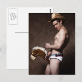 Carte Postale 42067a Cowboy (Devant / Derrière)