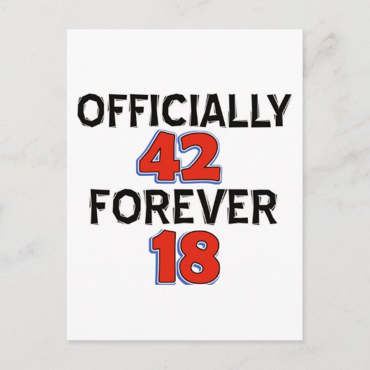 Carte Postale 42e anniversaire (Devant)