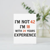 Carte Postale 42e anniversaire (Debout devant)