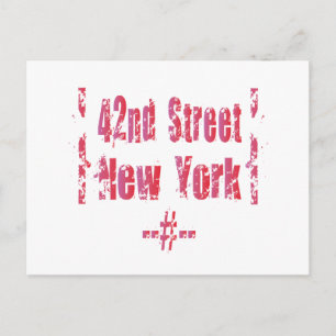 Carte Postale 42ème rue.