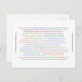 Carte Postale 43 Drôle Pièce de conversation pour les expression (Devant / Derrière)