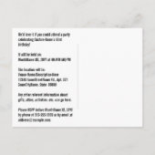 Carte Postale 43e anniversaire - Fun Fireworks, Rainbow Look "43 (Dos)