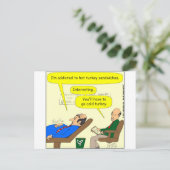 Carte Postale 444 caricature de dinde froide (Debout devant)