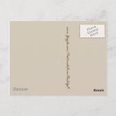 Carte Postale 44 Animaux (Dos)