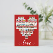 Carte Postale 44 Photo Collage Love Instant Camera Film Heart (Debout devant)