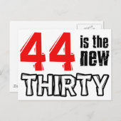 Carte Postale 44e anniversaire (Devant / Derrière)