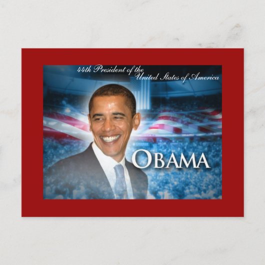 Carte Postale 44e Président OBAMA (Devant)