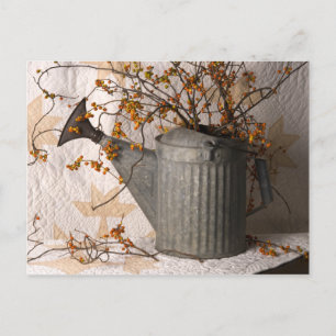 Carte Postale 4626 Bittersweet en Watering Can Postcard