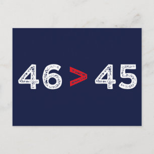 Carte Postale 46 > 45 - Trump Lost Biden Won I