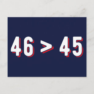Carte Postale 46 > 45 - Trump perdu Biden II