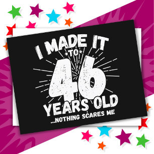 Carte Postale 46 Ans Sarcasme Mème Drôle 46ème Anniversaire