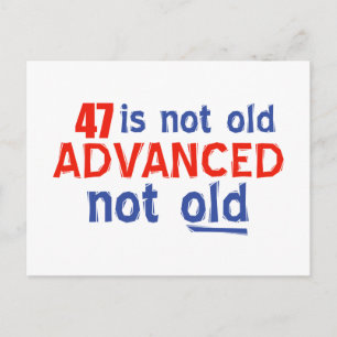 Carte Postale 47 ans Anniversaire