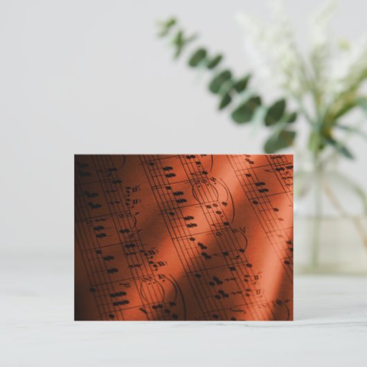 carte postale 47 de musique (Debout devant)