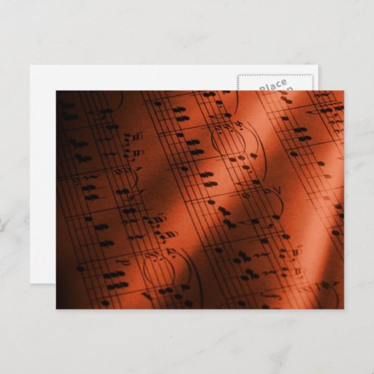 carte postale 47 de musique (Devant / Derrière)