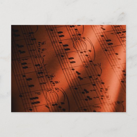 carte postale 47 de musique (Devant)