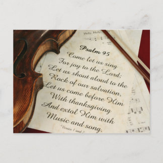 carte postale 48 de musique