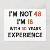 Carte Postale 48e anniversaire (Devant)