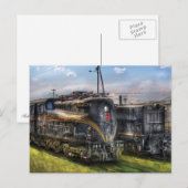 Carte Postale 4919 - Locomotive électrique du chemin de fer de P (Devant / Derrière)