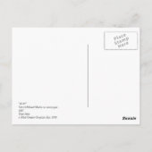 CARTE POSTALE #497 (Dos)