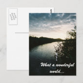 Carte Postale 4-11-2007-07, Quel monde merveilleux... (Devant / Derrière)