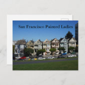 Carte postale #4-1 des San Francisco Painted Ladie (Devant / Derrière)