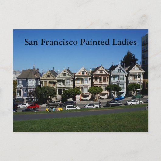 Carte postale #4-1 des San Francisco Painted Ladie (Devant)