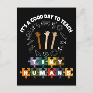 Carte Postale 4/4, C'est un bon jour pour apprendre de minuscule