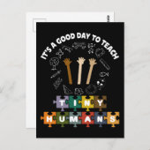 Carte Postale 4/4, C'est un bon jour pour apprendre de minuscule (Devant / Derrière)