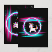 Carte Postale 4. Amour de licorne (Devant / Derrière)