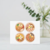 Carte Postale 4 Bowles de Ramen (Debout devant)
