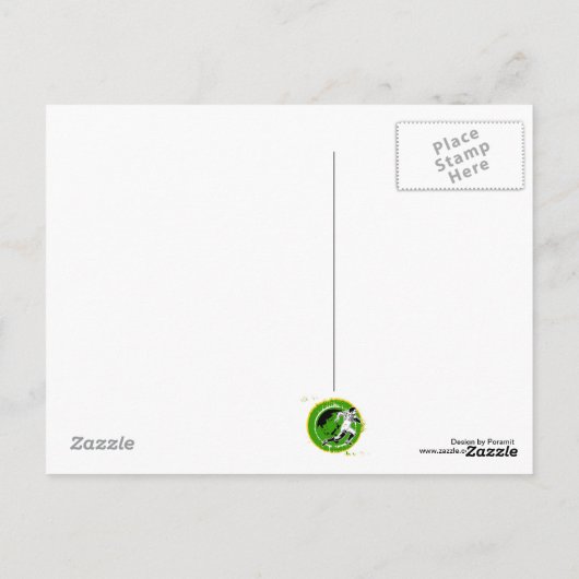 Carte postale 4 de rugby (Dos)