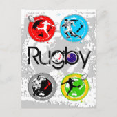 Carte postale 4 de rugby (Devant)