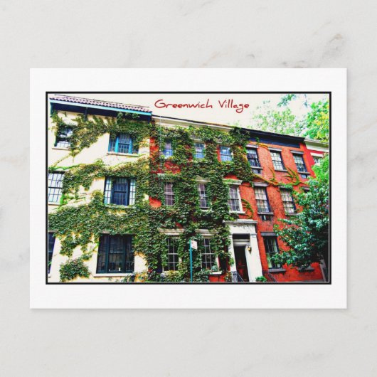 Carte postale 4 - Greenwich Village, NYC (Devant)