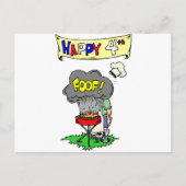 Carte Postale 4 juillet (Devant)