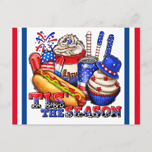 Carte Postale 4 juillet (Devant)