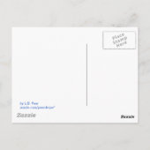 Carte Postale 4 juillet Drapeau américain et Green Hills (Dos)