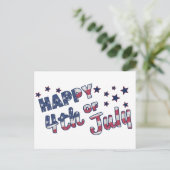 Carte Postale 4 juillet heureux (Debout devant)