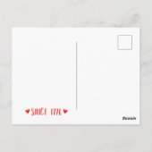 Carte Postale 4 juillet heureux | Drapeau américain tiré à la ma (Dos)