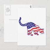 Carte Postale 4 juillet Kitty Cats (Devant / Derrière)