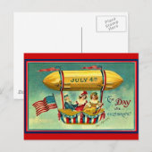 Carte Postale 4 juillet - Le Jour que nous célébrons (Devant / Derrière)