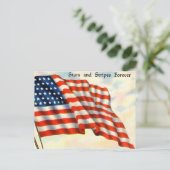 Carte Postale 4 juillet patriotique vintage (Debout devant)