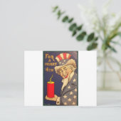Carte Postale 4 juillet Vintage (Debout devant)