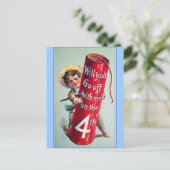 Carte Postale 4 juillet vintage (Debout devant)