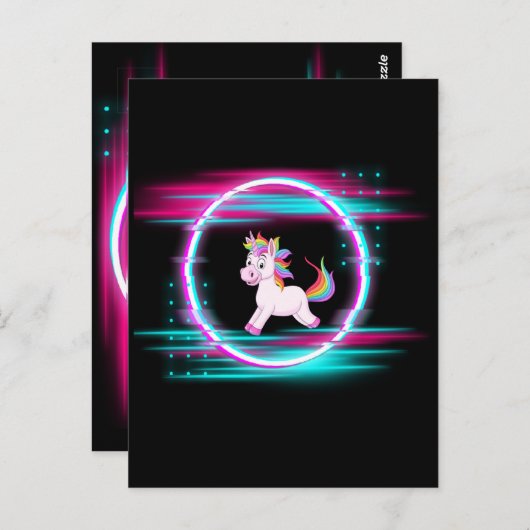 Carte Postale 4.L'amour de licorne (Devant / Derrière)