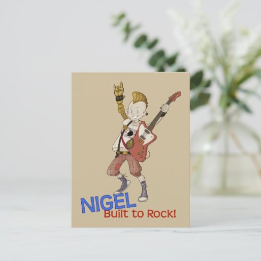 Carte Postale 4 Petits monstres - Nigel (Debout devant)