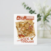 Carte Postale 4 Petits monstres - Rock the House (Debout devant)