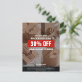 Carte Postale 4 Photos Black Vendredi Promo produit de vente (Debout devant)